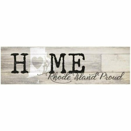 YOUNGS Wood Home Rhode Wall Plaque 37299